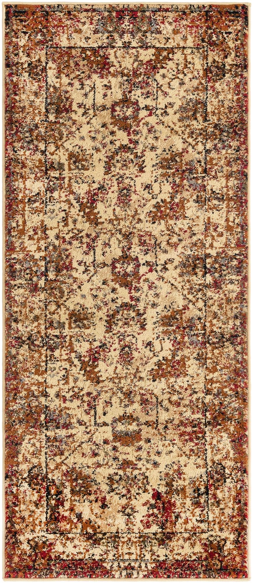 Neptune Elegance Collection Area Rug -  Galatea (Beige Cream) Runner Beige Cream  lifestyle 14