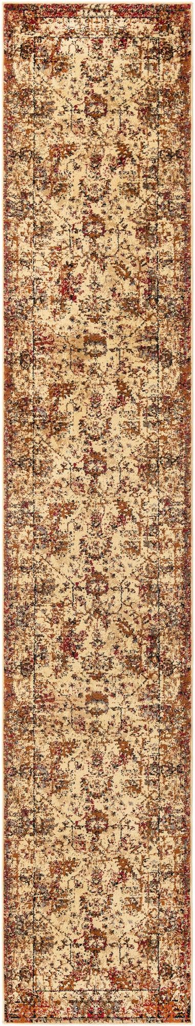Neptune Elegance Collection Area Rug -  Galatea (Beige Cream) Runner Beige Cream  lifestyle 33
