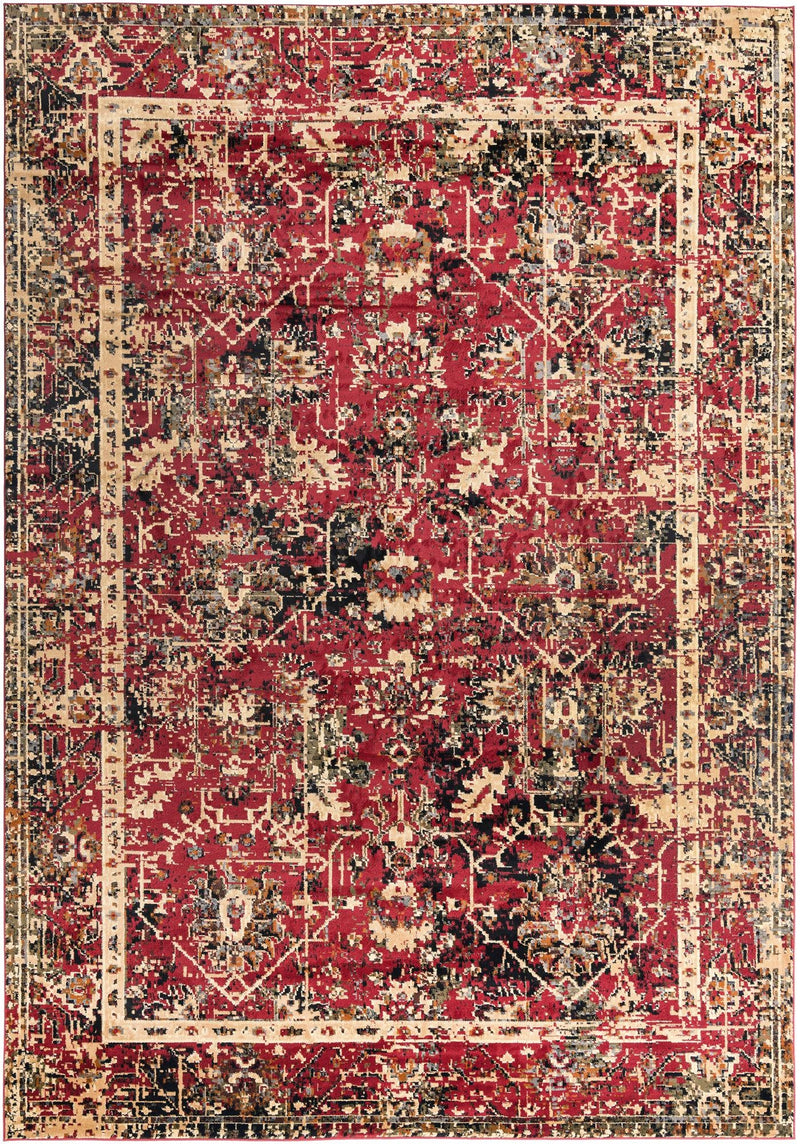 Neptune Elegance Collection Area Rug -  Galatea (Burgundy) Rectangle Burgundy Main