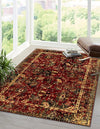 Neptune Elegance Collection Area Rug -  Galatea (Burgundy) Rectangle Burgundy  lifestyle 2