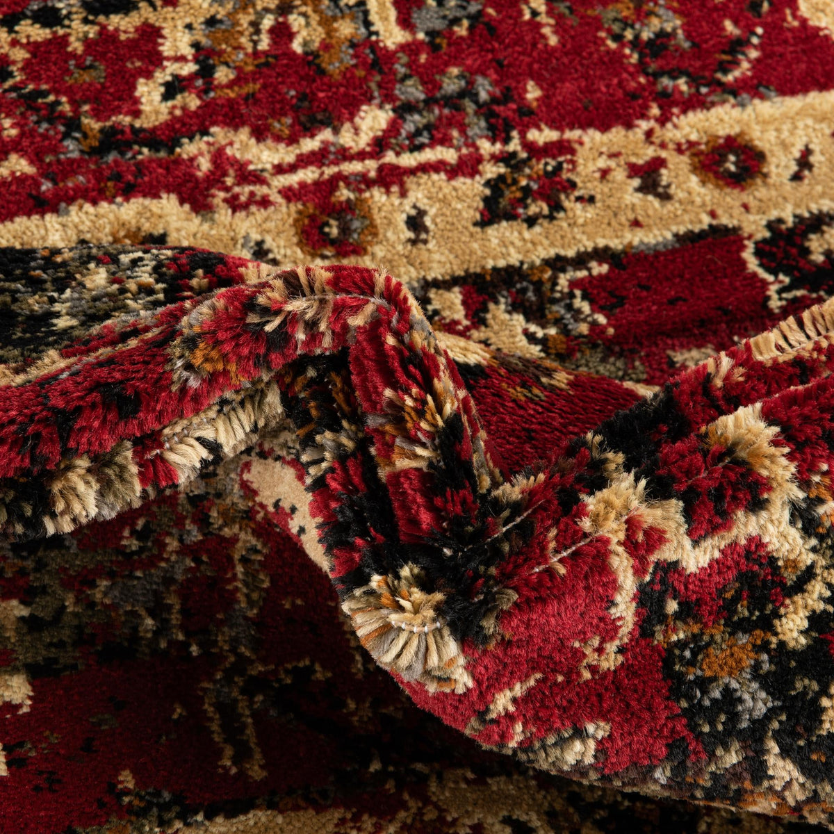 Neptune Elegance Collection Area Rug -  Galatea (Burgundy) Rectangle Burgundy  lifestyle 7