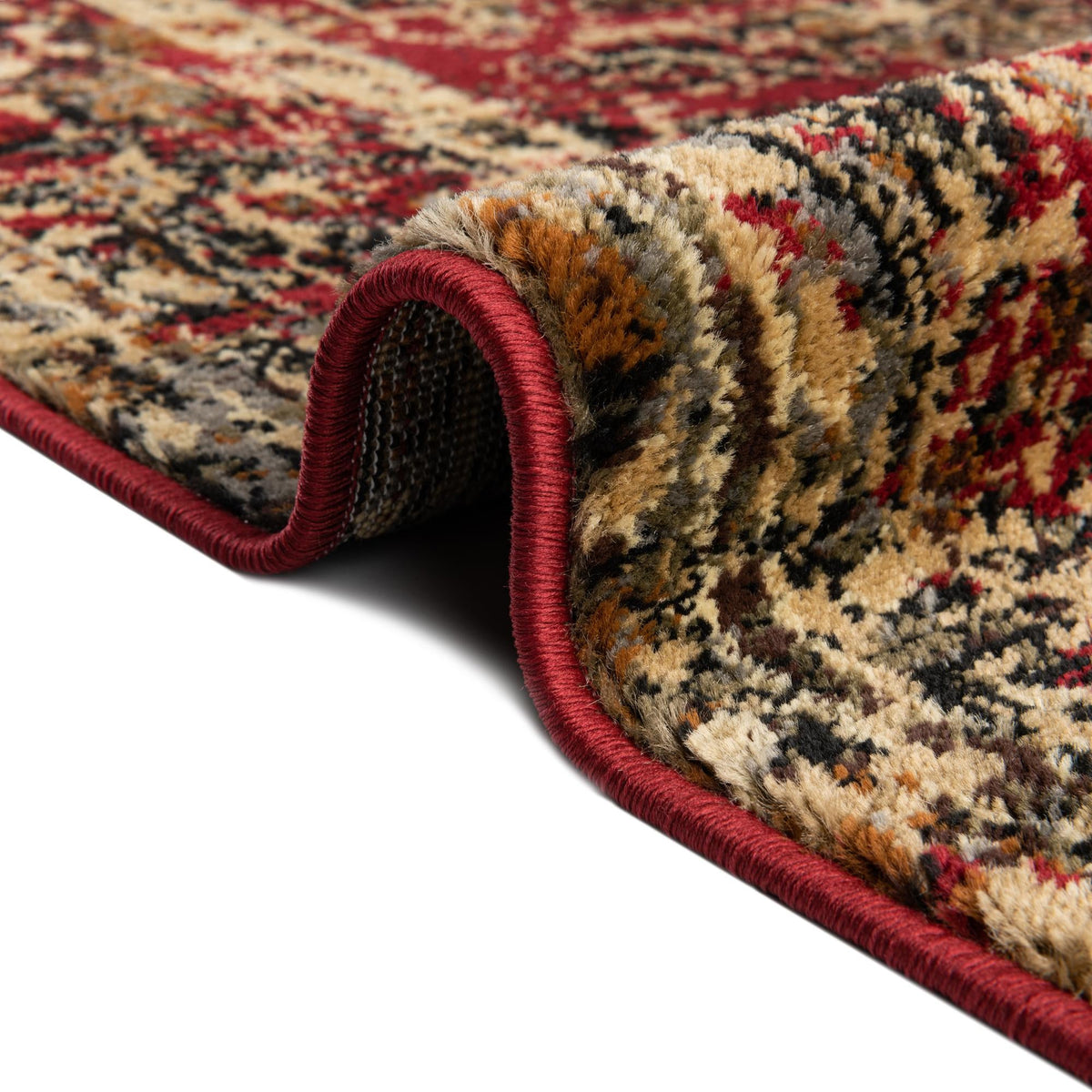 Neptune Elegance Collection Area Rug -  Galatea (Burgundy) Rectangle Burgundy  lifestyle 9
