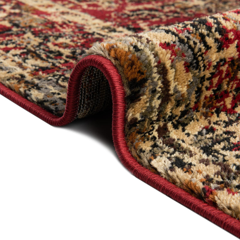 Neptune Elegance Collection Area Rug -  Galatea (Burgundy) Rectangle Burgundy  lifestyle 9