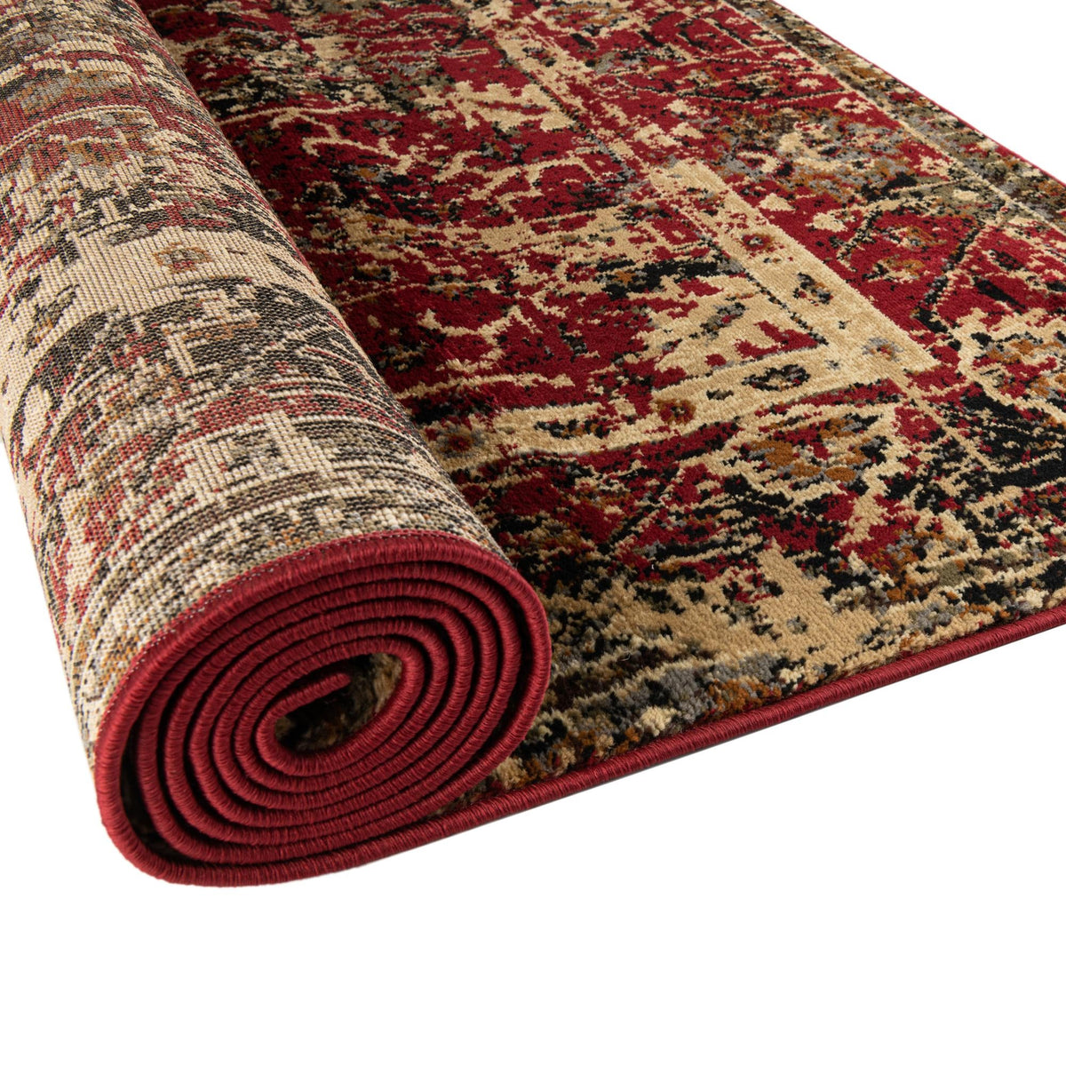 Neptune Elegance Collection Area Rug -  Galatea (Burgundy) Rectangle Burgundy  lifestyle 11
