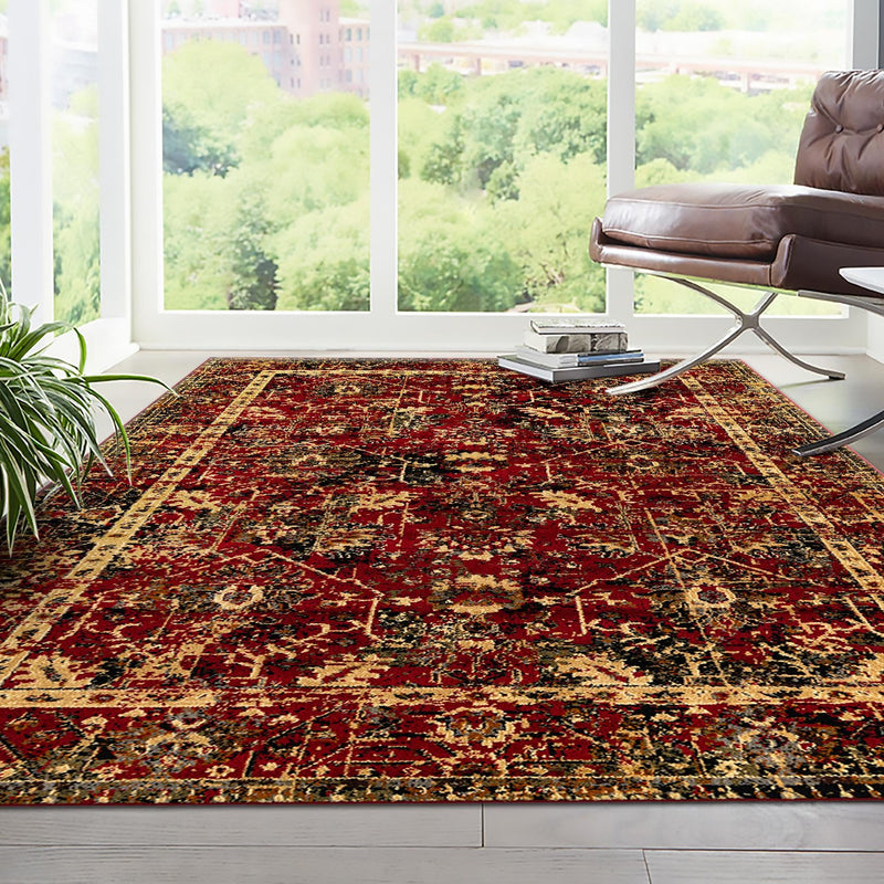 Neptune Elegance Collection Area Rug -  Galatea (Burgundy) Rectangle Burgundy  lifestyle 15