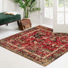 Neptune Elegance Collection Area Rug -  Galatea (Burgundy) Square Burgundy  lifestyle 70