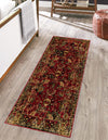 Neptune Elegance Collection Area Rug -  Galatea (Burgundy) Runner Burgundy  lifestyle 23