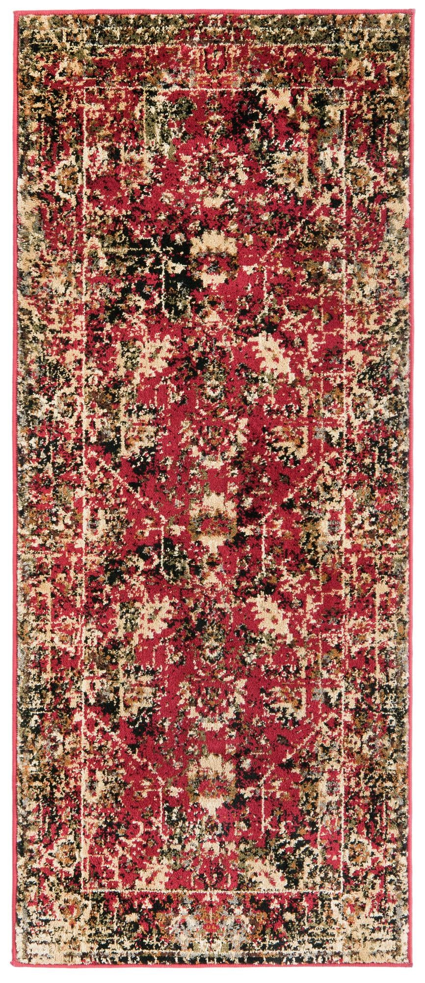 Neptune Elegance Collection Area Rug -  Galatea (Burgundy) Runner Burgundy  lifestyle 19