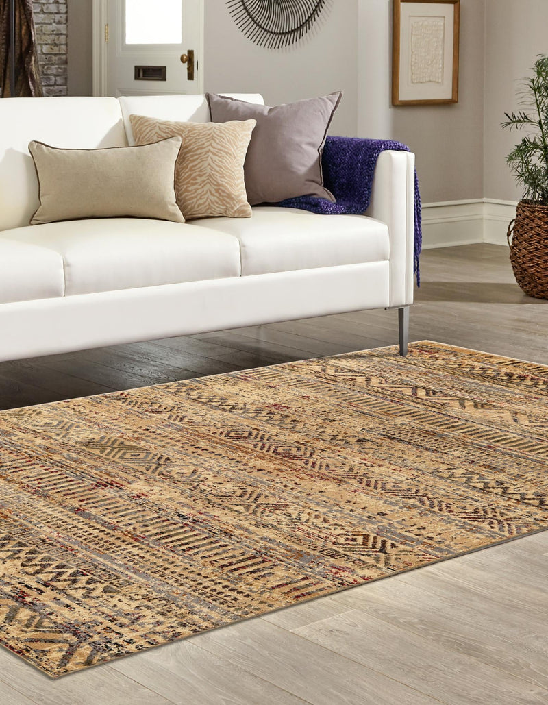 Neptune Elegance Collection Area Rug -  Nereid Rectangle Beige  lifestyle 8