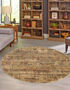 Neptune Elegance Collection Area Rug -  Nereid Round Beige  lifestyle 68