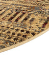 Neptune Elegance Collection Area Rug -  Nereid Round Beige  lifestyle 95