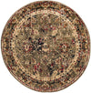 Neptune Elegance Collection Area Rug -  Galatea (Green) Round Green  lifestyle 15