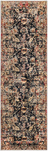 Neptune Elegance Collection Area Rug -  Galatea (Black) Runner Black  lifestyle 20