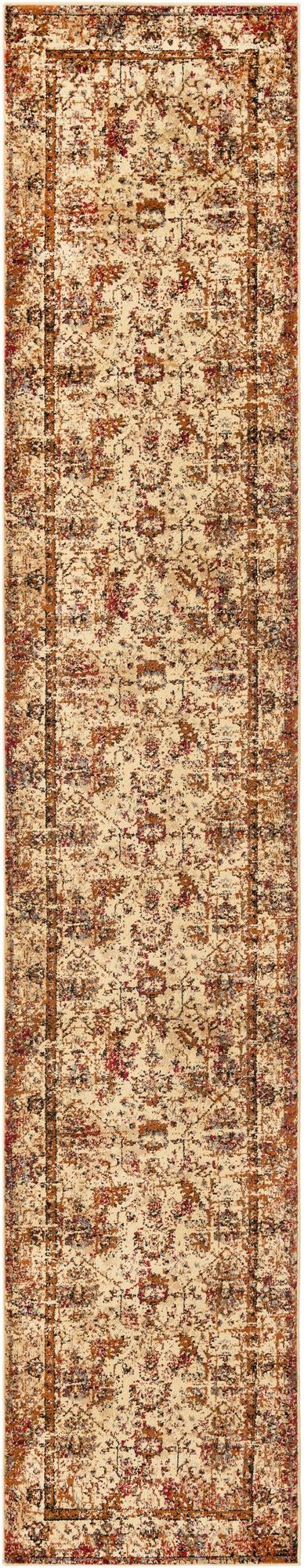 Neptune Elegance Collection Area Rug -  Galatea (Beige Cream) Runner Beige and Cream  lifestyle 34