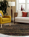 Neptune Elegance Collection Area Rug -  Nereid Round Blue  lifestyle 67