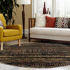 Neptune Elegance Collection Area Rug -  Nereid Round Blue  lifestyle 195