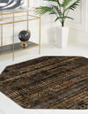 Neptune Elegance Collection Area Rug -  Nereid Octagon Blue  lifestyle 57