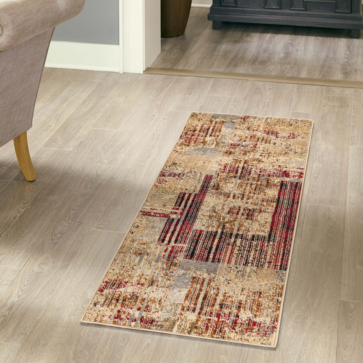 Neptune Elegance Collection Area Rug -  Despina Runner Multi  lifestyle 70