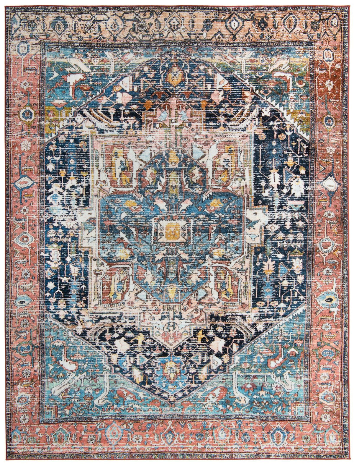 Casablanca Tapestry Collection Area Rug - Fes Rectangle Multi  lifestyle 4