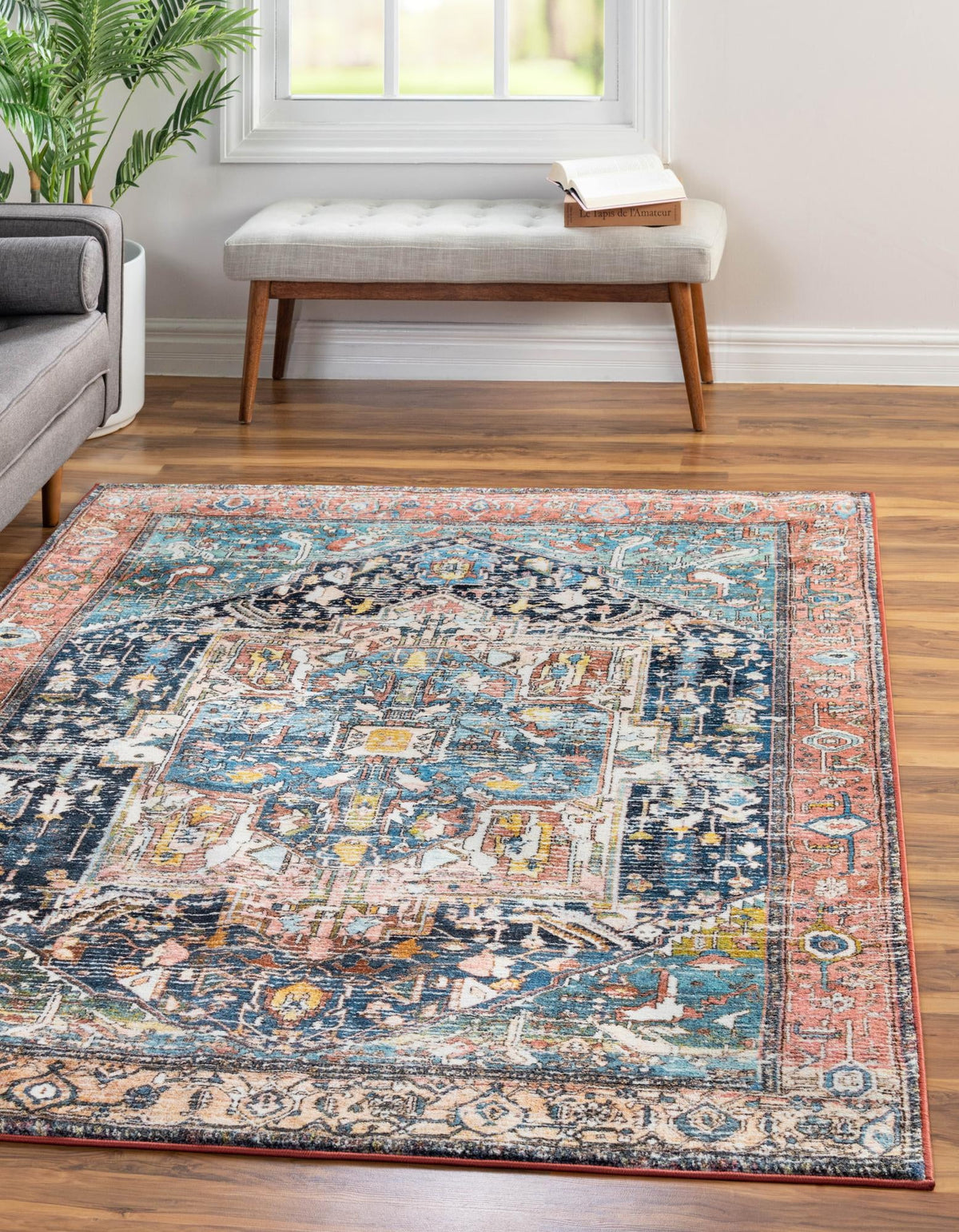 Casablanca Tapestry Collection Area Rug - Fes Rectangle Multi  lifestyle 8