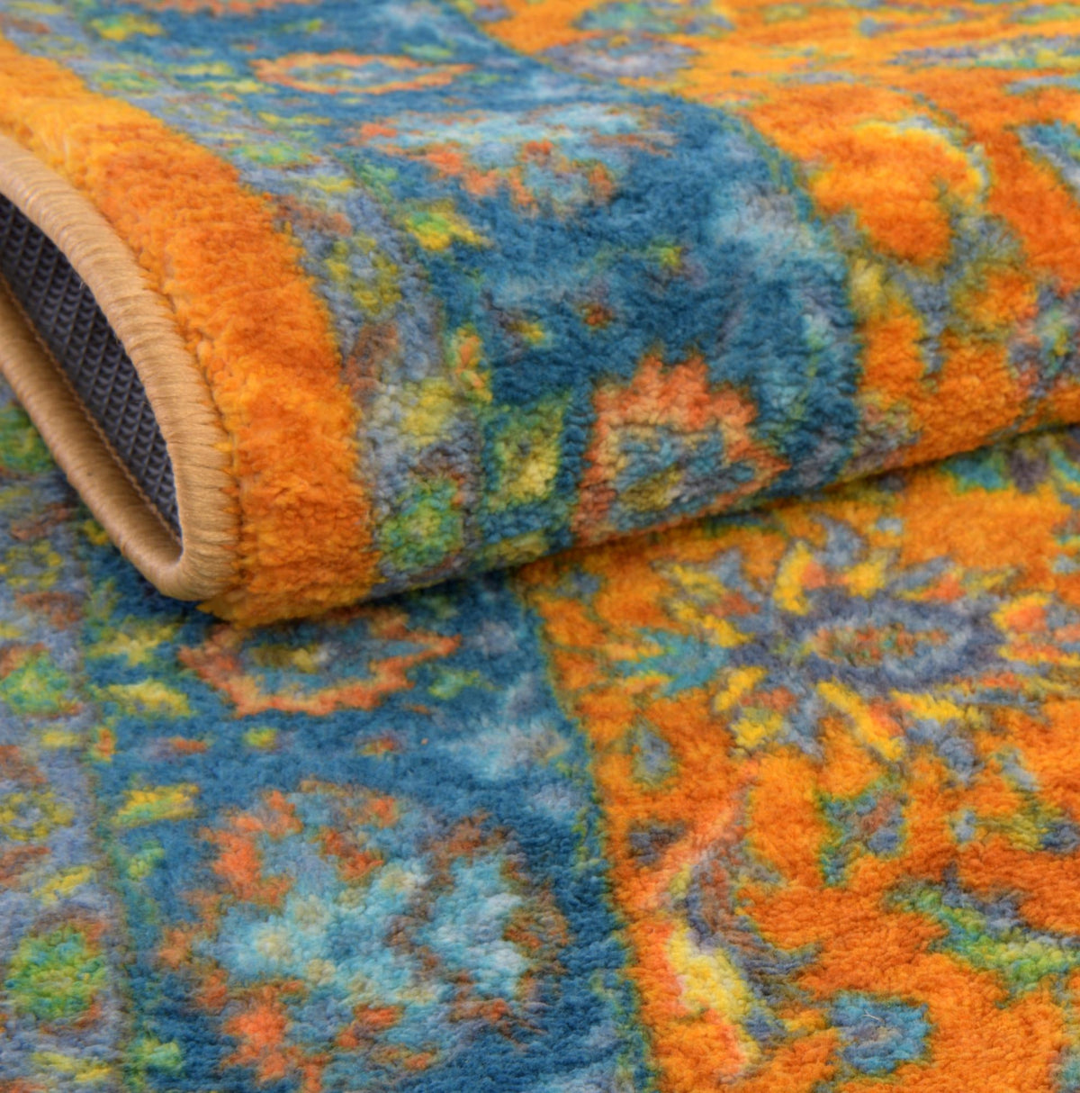 Casablanca Tapestry Collection Area Rug -  Marrakech (Sunshine Yellow) Rectangle Sunshine Yellow  lifestyle 5