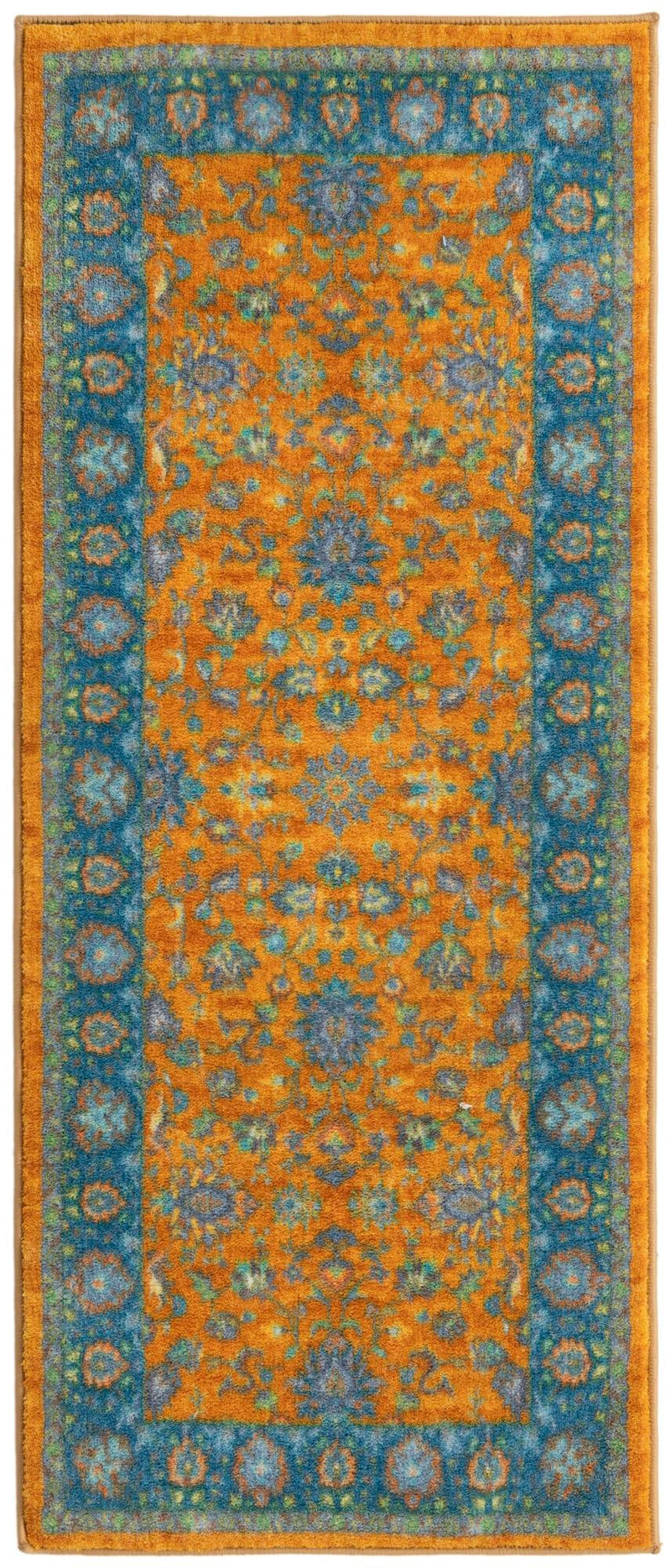 Casablanca Tapestry Collection Area Rug -  Marrakech (Sunshine Yellow) Runner Sunshine Yellow  lifestyle 17