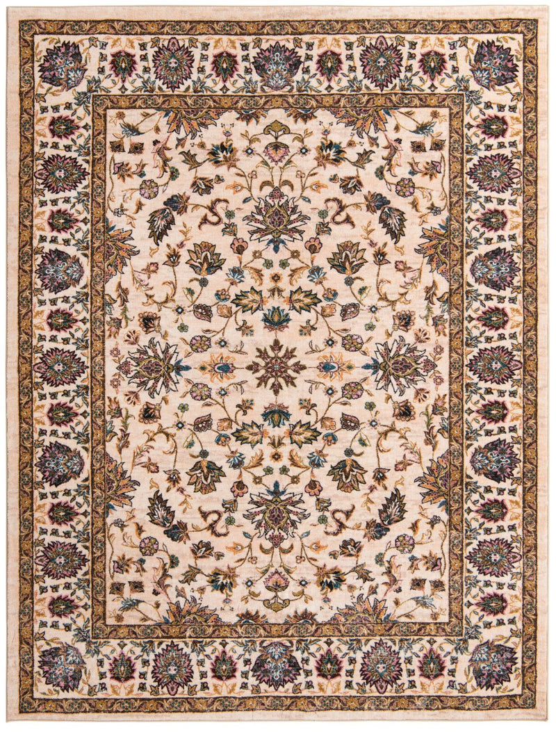 Casablanca Tapestry Collection Area Rug -  Marrakech (Ivory) Rectangle Ivory Main