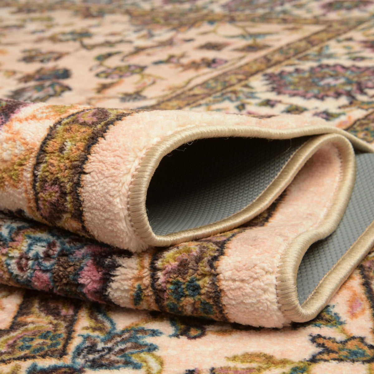 Casablanca Tapestry Collection Area Rug -  Marrakech (Ivory) Rectangle Ivory  lifestyle 12