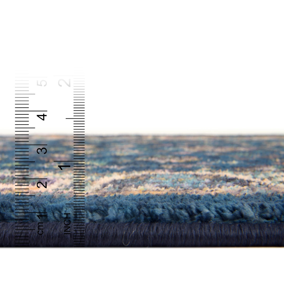 Casablanca Tapestry Collection Area Rug -  Marrakech (Egyptian Blue) Rectangle Egyptian Blue  lifestyle 4