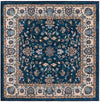 Casablanca Tapestry Collection Area Rug -  Marrakech (Egyptian Blue) Square Egyptian Blue  lifestyle 16