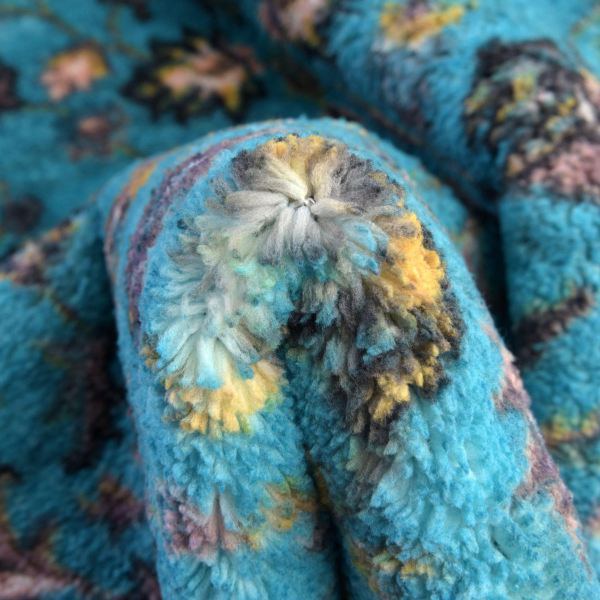 Casablanca Tapestry Collection Area Rug -  Marrakech (Arctic Aqua Blue) Rectangle Arctic Aqua Blue  lifestyle 7