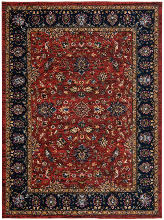 Casablanca Tapestry Collection Area Rug -  Marrakech (Classic Red) Rectangle Classic Red Main