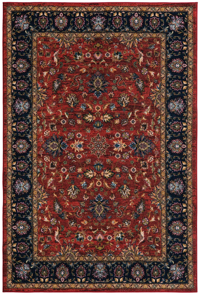 Casablanca Tapestry Collection Area Rug -  Marrakech (Classic Red) Rectangle Classic Red  lifestyle 2