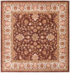 Casablanca Tapestry Collection Area Rug -  Marrakech (Coffee Brown) Square Coffee Brown  lifestyle 34