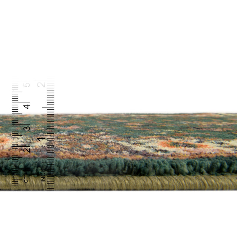 Casablanca Tapestry Collection Area Rug -  Marrakech (Emerald Green) Rectangle Emerald Green  lifestyle 4