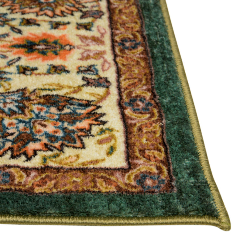 Casablanca Tapestry Collection Area Rug -  Marrakech (Emerald Green) Rectangle Emerald Green  lifestyle 6