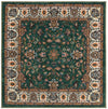Casablanca Tapestry Collection Area Rug -  Marrakech (Emerald Green) Square Emerald Green  lifestyle 16