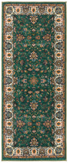 Casablanca Tapestry Collection Area Rug -  Marrakech (Emerald Green) Runner Emerald Green  lifestyle 17