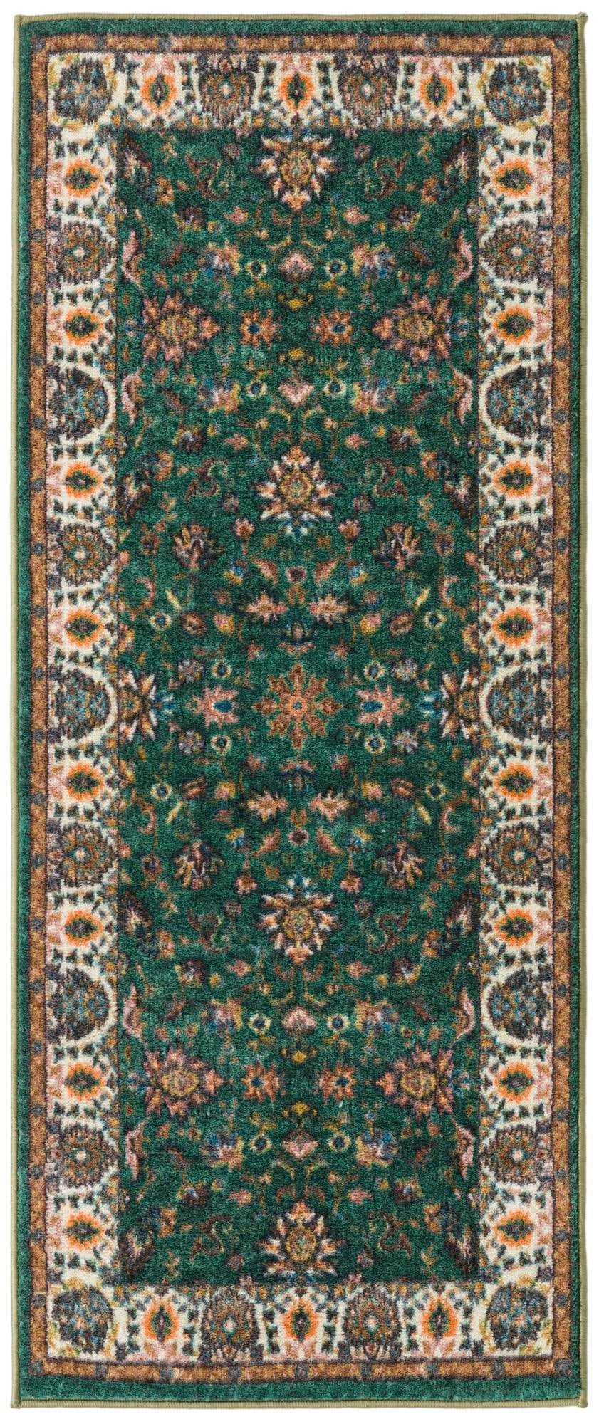 Casablanca Tapestry Collection Area Rug -  Marrakech (Emerald Green) Runner Emerald Green  lifestyle 17