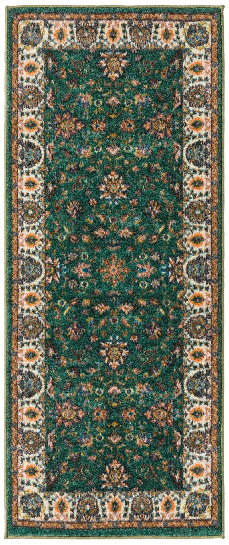 Casablanca Tapestry Collection Area Rug -  Marrakech (Emerald Green) Runner Emerald Green  lifestyle 17