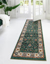 Casablanca Tapestry Collection Area Rug -  Marrakech (Emerald Green) Runner Emerald Green  lifestyle 19