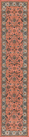 Casablanca Tapestry Collection Area Rug -  Marrakech (Salmon) Runner Salmon  lifestyle 21