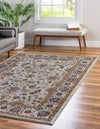 Casablanca Tapestry Collection Area Rug -  Marrakech (Cloud Gray) Rectangle Cloud Gray  lifestyle 3