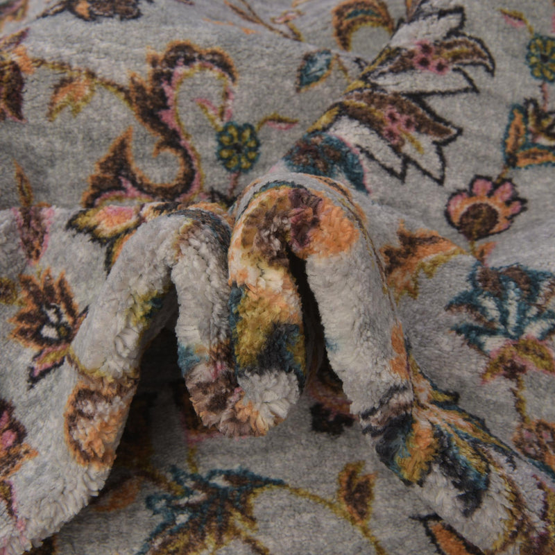 Casablanca Tapestry Collection Area Rug -  Marrakech (Cloud Gray) Rectangle Cloud Gray  lifestyle 7