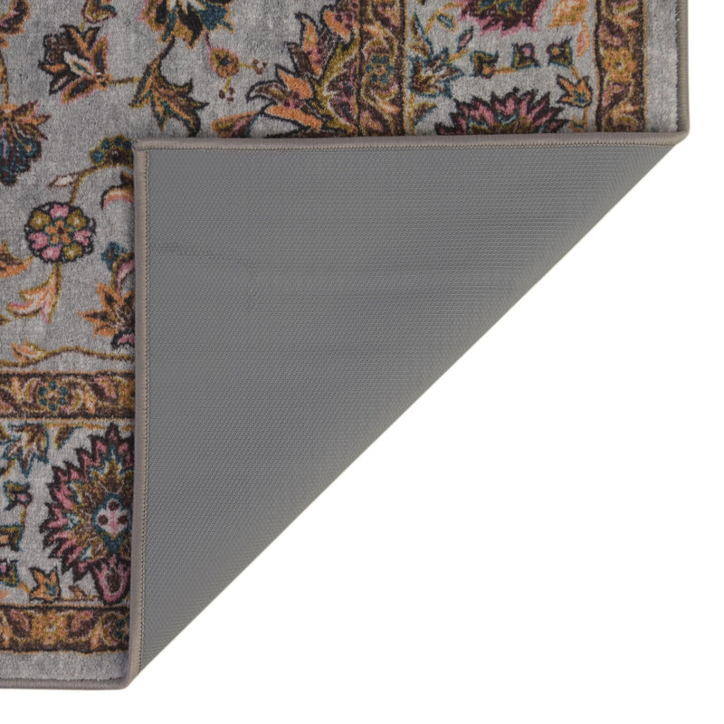 Casablanca Tapestry Collection Area Rug -  Marrakech (Cloud Gray) Rectangle Cloud Gray  lifestyle 8