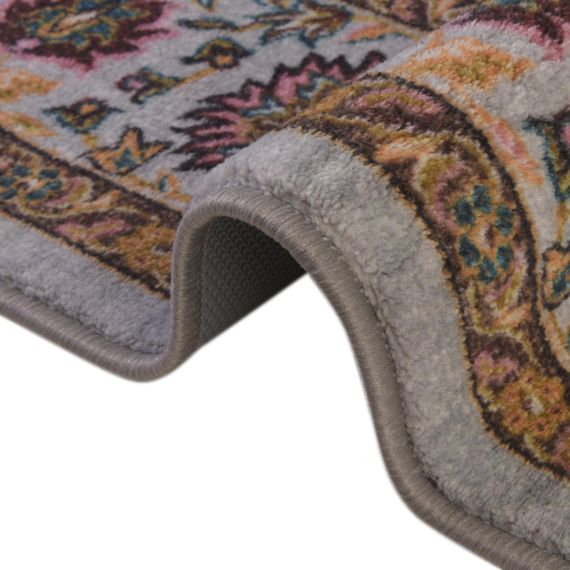 Casablanca Tapestry Collection Area Rug -  Marrakech (Cloud Gray) Rectangle Cloud Gray  lifestyle 9