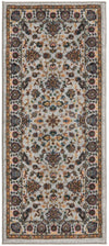 Casablanca Tapestry Collection Area Rug -  Marrakech (Cloud Gray) Runner Cloud Gray  lifestyle 17