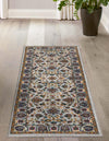 Casablanca Tapestry Collection Area Rug -  Marrakech (Cloud Gray) Runner Cloud Gray  lifestyle 21