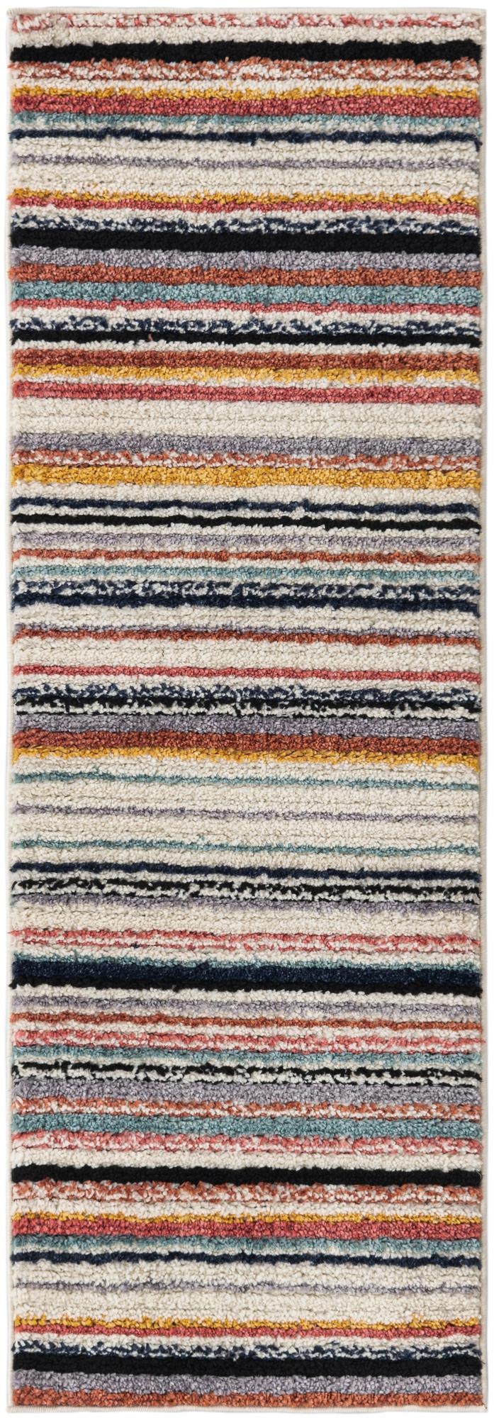 Marrakech Mosaic Collection Area Rug - Casablanca Runner Ivory  lifestyle 48