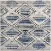 Marrakech Mosaic Collection Area Rug -  Atlas Square Blue Gray  lifestyle 37